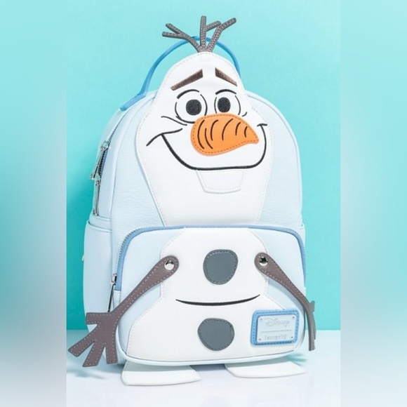 Disney Frozen Olaf Loungefly Mini Backpack NWOT - Picture 2 of 5